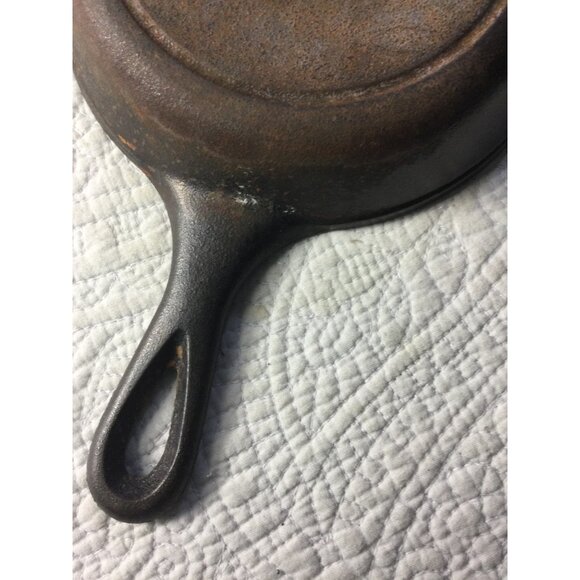 Lodge Cast Iron Skillet USA 3SK *Vintage Frying Pan*6 inches*Double Pour Spout - Picture 5 of 5